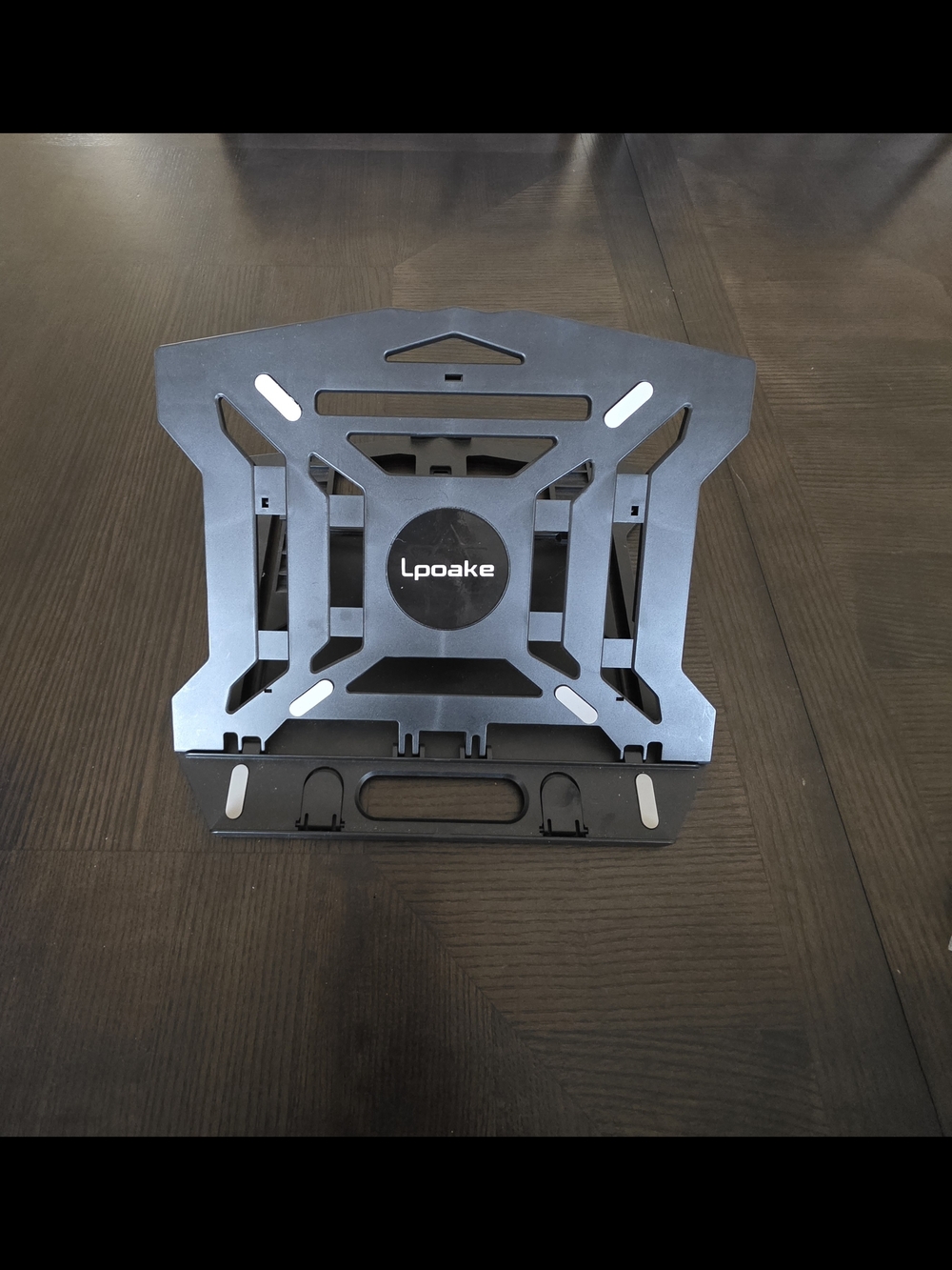 Lpoake Adjustable Black Laptop Stand